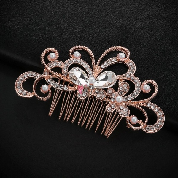 Accesoriu modern pentru decor par CA005 cu Cristale si perle